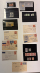Stamp of Australia » Collections 1855-1960 Lot of odds and ends including 1932 Sydney Harbour Bridge 5s with CTO