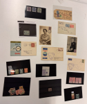 Stamp of Australia » Collections 1855-1960 Lot of odds and ends including 1932 Sydney Harbour Bridge 5s with CTO