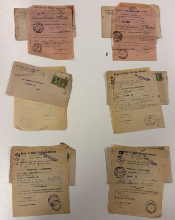 Stamp of Italy » Italy and Areas Collections and Lots 1920s Return of receipt envs and forms