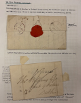 Stamp of Ireland » Pre-Stamp Postal History » Collections, lots etc. 1774-1843 Old-time collection of 11 stampless covers