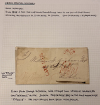 Stamp of Ireland » Pre-Stamp Postal History » Collections, lots etc. 1774-1843 Old-time collection of 11 stampless covers