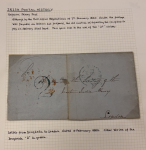 Stamp of Ireland » Pre-Stamp Postal History » Collections, lots etc. 1774-1843 Old-time collection of 11 stampless covers