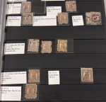 Stamp of Finland 1860-1867, rouletted issues,Russian and Finnish currency,