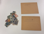 Stamp of Large Lots and Collections All world, 1850-1950 in a box large set of thousands