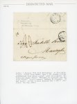 Stamp of Thematics » Disinfected Mail 1833-45 Disinfected Mail : small group on 6 exhibition pages with disinfected mail (10) of Spain, Malta, Greece & Syria