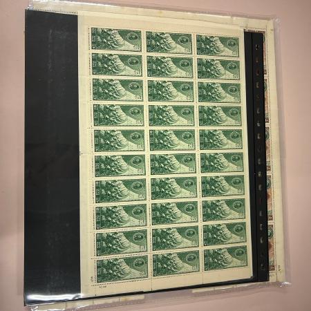1944-51, collection of complete mint n.h. sheets of commemorative issues