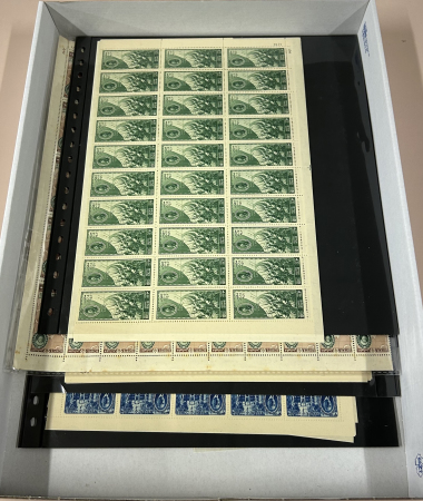 1944-51, collection of complete mint n.h. sheets of commemorative issues