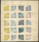Stamp of Australia » New South Wales 1854-59 New South Wales Perkins Bacon proofs sheet of 20