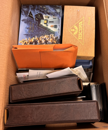 Stamp of Large Lots and Collections All world collection in 9 boxes with many better stamps