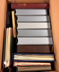 Stamp of Large Lots and Collections All world collection in 9 boxes with many better stamps
