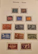 Stamp of Switzerland / Schweiz » Sammlungen Posten in 4 Boxen, genaue Beschreibung siehe oben