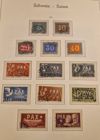 Stamp of Switzerland / Schweiz » Sammlungen Posten in 4 Boxen, genaue Beschreibung siehe oben
