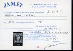 Stamp of Greece » Large Hermes Heads » 1861 Paris print 1 lepton Paris printing (1861) - Brown. Plate flaw