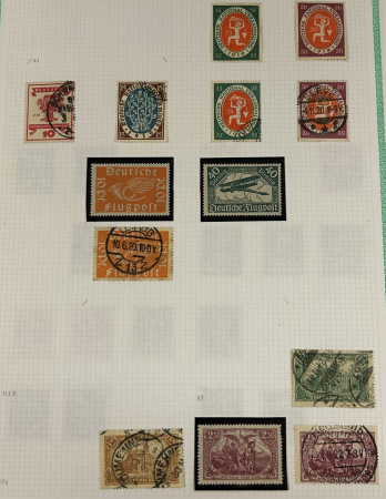 Stamp of Large Lots and Collections All World : 1850-1980, in a big box Belgium, Germany