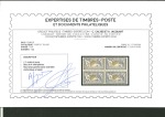 Stamp of France » Émissions à partir de 1900 1900, Merson Y&T n°122, 2f violet et jaune, bloc de 4 timbres neufs ** MNH
