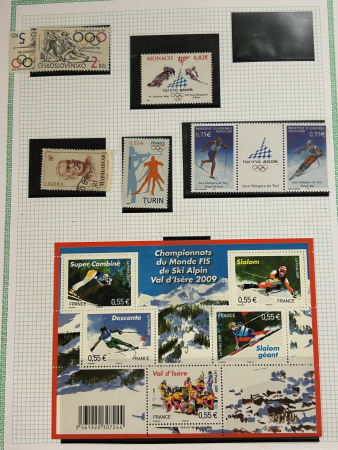 Stamp of Thematics Topics : 1930-2005, in five big stockbooks all topics