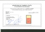 Stamp of France » Variétés et curiosités Variété, 1924 :timbre JO de Paris 1924 Y&T n°184 en paire avec superbe variété non dentelé bord de feuille tenant à normal