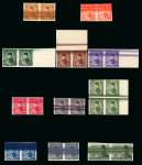 Stamp of Egypt » 1936-1952 King Farouk Definitives  » Issued Stamps 1944-51 King Farouk “Military” Issue: 1m to £E1 complete