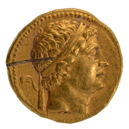 Greco-Bactrian Kingdom, Diodotus I Soter (c. 255-235 BC), AV stater, 8.26 g.