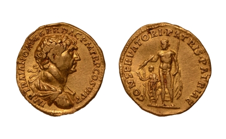 Stamp of Coins » Roman Empire Roman Empire, Trajan, 98-117, aureus, 7.06 g