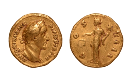 Stamp of Coins » Roman Empire Roman Empire, Antoninus Pius, 138-161, aureus, 7.02 g.