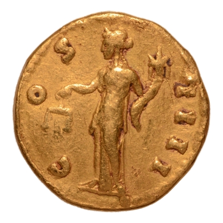 Roman Empire, Antoninus Pius, 138-161, aureus, 7.02 g.