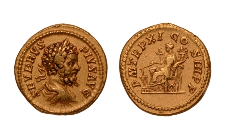 Stamp of Coins » Roman Empire Roman Empire, Septimus Severus, 193-211, aureus, 7.31 g.