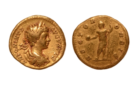 Stamp of Coins » Roman Empire Roman Empire, Caracalla, 198-217, aureus, 7.04 g.