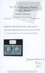 Stamp of Mauritius » 1848-59 Post Paid Issue » Intermediate Impressions (SG 10-15) 2d. blue, intermediate Impressions, horizontal pair