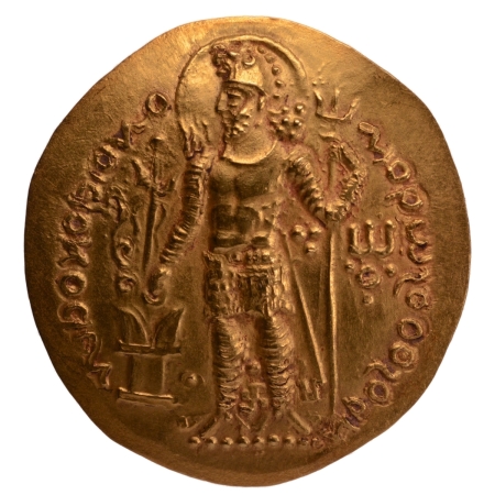 Kushano Sasania, Peroz I Kushanshah, c. 285-300 AD, AV dinar, 7.81 g.
