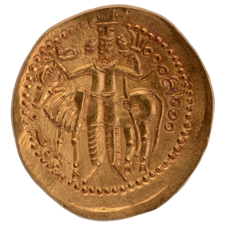 Kushano Sasania, Peroz I Kushanshah, c. 285-300 AD, AV dinar, 7.81 g.