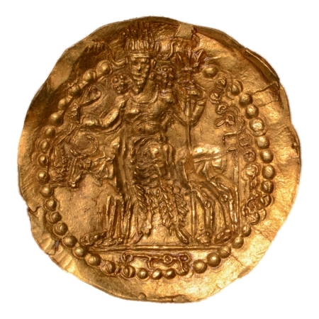 Kushano Sasania, Hormizd I Kushanshah, c. 285-300 AD, AV dinar, 7.66 g.