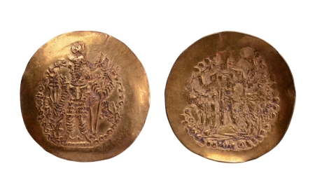 Stamp of Coins » Sasanian Kingdom and Kushano-Sasanian Kushano-Sasanian, Bahram I, c. 340-345. AV dinar, 7.55 g.