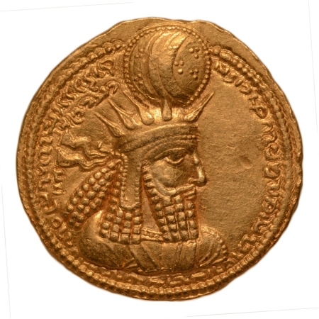 Sasanian Kingdom, Bahram I, 273-276, AV dinar, 7.93 g.