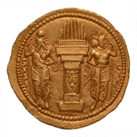 Sasanian Kingdom, Bahram I, 273-276, AV dinar, 7.93 g.