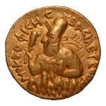 Stamp of Coins » Kushan Kushanas, Vima Kadphises, c. 113-127 AD, AV double dinar, 15.84 g.