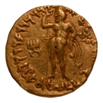 Stamp of Coins » Kushan Kushanas, Vima Kadphises, c. 113-127 AD, Oesho, AV dinar, 7.94 g