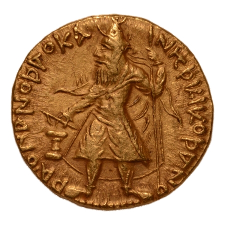 Kushanas, Kanishka I, c. 127-152, Oesho, AV dinar, 8.00 g.