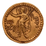 Stamp of Coins » Kushan Kushanas, Kanishka I, c. 127-152, Mao, AV dinar, 8.00 g.