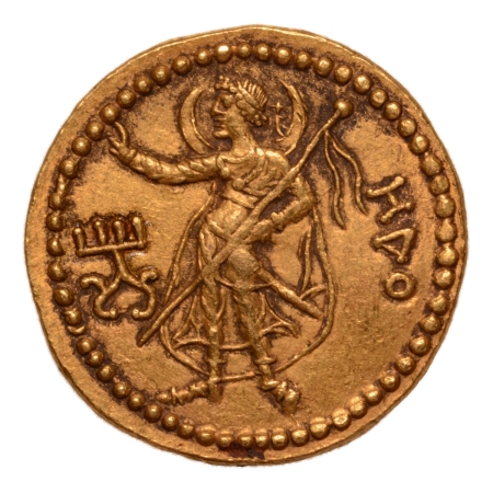 Kushanas, Kanishka I, c. 127-152, Mao, AV dinar, 8.00 g.