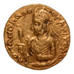 Stamp of Coins » Kushan Kushanas, Huvishka, c. 151-192, Mioro, AV dinar, 7.91 g.
