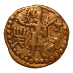 Stamp of Coins » Kushan Kushanas, Huvishka, c. 151-192, Miiro, AV quarter dinar, 1.93 g.