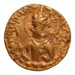 Stamp of Coins » Kushan Kushanas, Huvishka, c. 151-192, Ardoksho, AV dinar, 7.74 g.