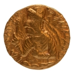 Stamp of Coins » Kushan Kushanas, Huvishka, c. 151-192, Ardoksho, AV dinar, 7.91 g.