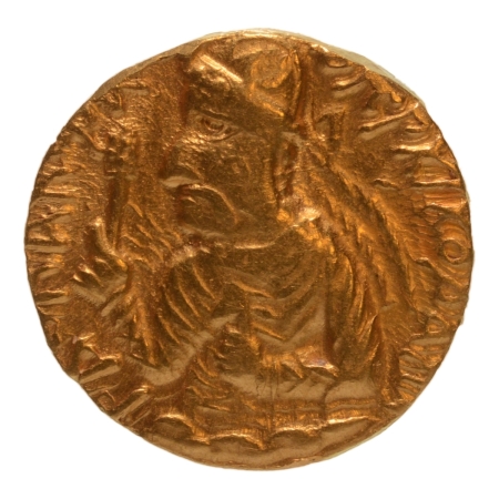 Kushanas, Huvishka, c. 151-192, Ardoksho, AV dinar, 7.91 g.