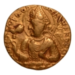 Stamp of Coins » Kushan Kushanas, Huvishka, c. 151-192, Nana, AV dinar, 7.70 g.