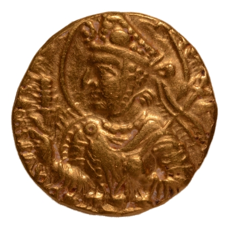 Kushanas, Huvishka, c. 151-192, Mao, AV dinar, 7.95 g.