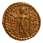 Stamp of Coins » Kushan Kushanas, Huvishka, c. 151-192, Mao, AV dinar, 7.95 g.