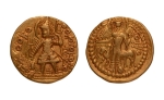 Stamp of Coins » Kushan Kushanas, Vasudeva, c. 190-230, Oesho, AV dinar, 7.89 g.