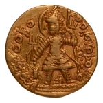 Stamp of Coins » Kushan Kushanas, Vasudeva, c. 190-230, Oesho, AV dinar, 7.89 g.